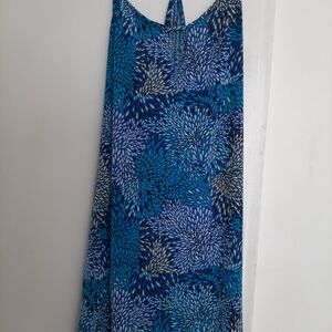 The Limited Blue and White Floral Tank-top